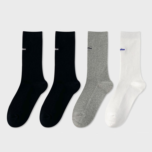 Women's Cotton Mid-tube Socks