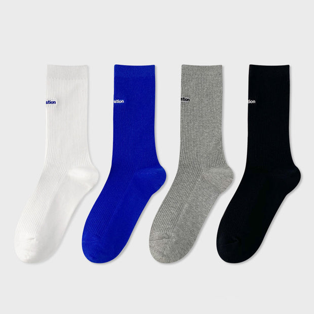 Women's Cotton Mid-tube Socks