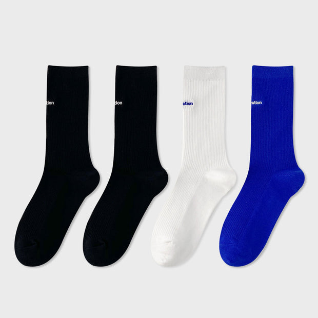 Women's Cotton Mid-tube Socks