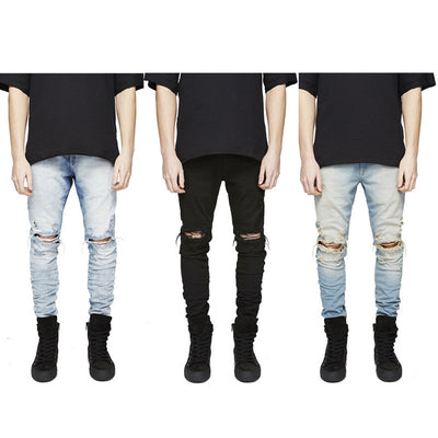 Men's ripped jeans