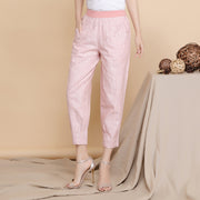 Women's linen pants cropped pants