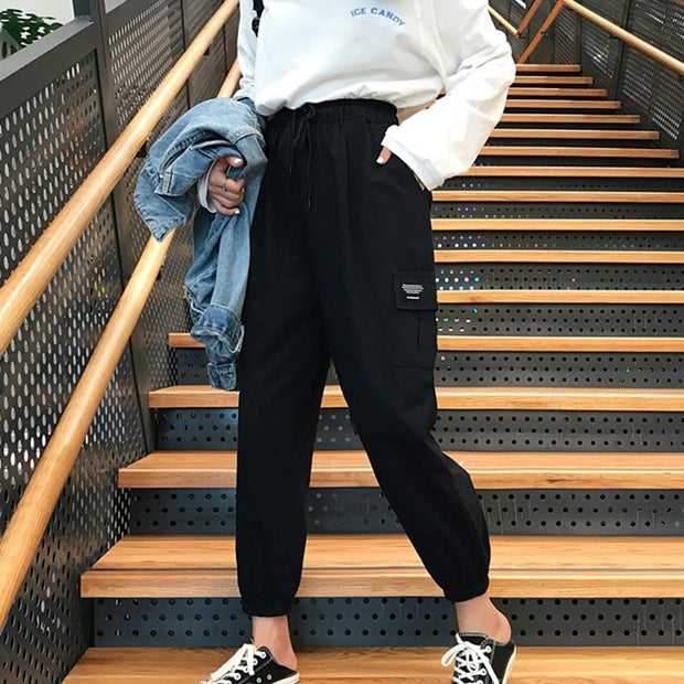 Casual pants, women's overalls, loose harem pants