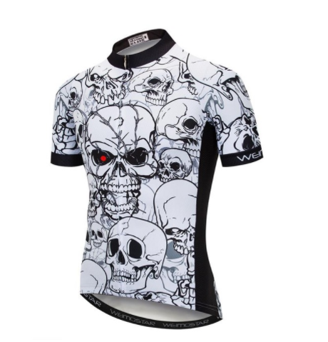 Weimostar skull jersey men's pirate jersey