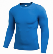 Men's Solid Quick-Drying Fitness Tight T-Shirt