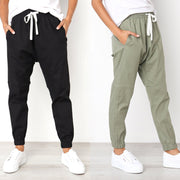 Women's cropped casual pants