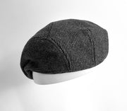 Hat Middle Aged Men's Retro Literary Hat Beret Black Warm Cap