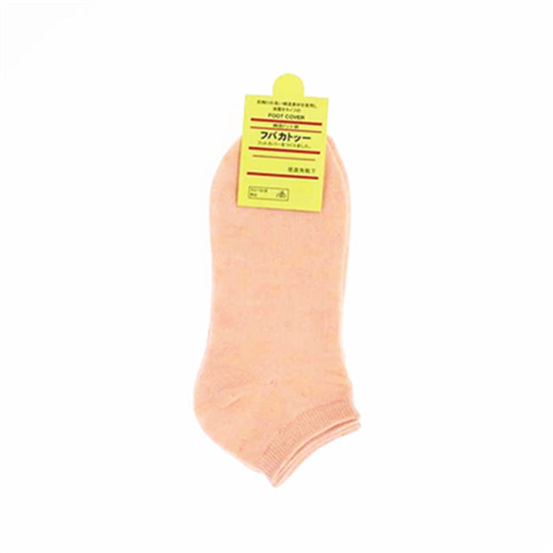 Candy Lady Socks Pure Color Casual Women's Cotton Socks Shallow Mouth Socks