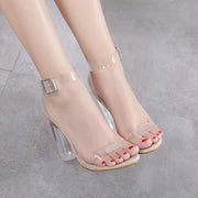 Transparent High Heels Pumps Women Shoes