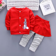 Girls' Spring Clothes for Girls' Infants and Toddlers' Spring Cotton Clothes Suits