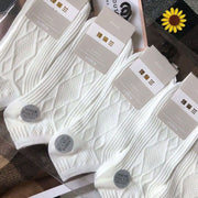 Japanese Diamond Socks Men's Boat Socks