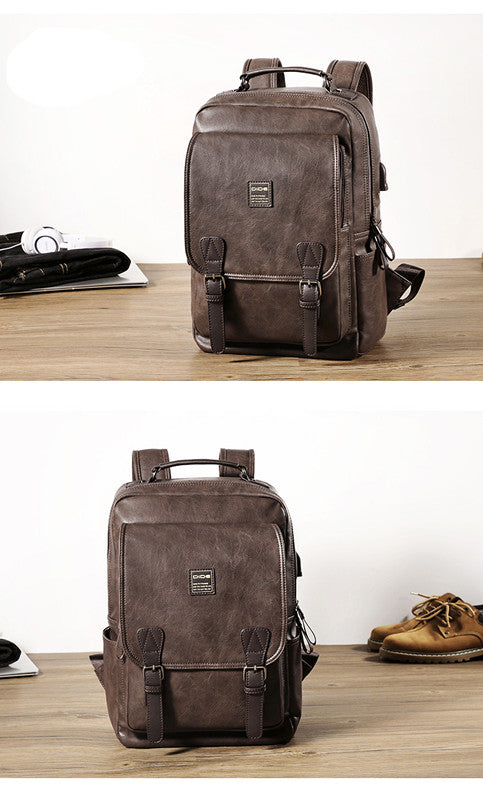 Backpack Men's Fashion Trend Backpack Men's Travel Bag Korean Leisure Youth Student School Bag Computer Bag