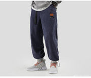 Drawstring Corduroy Pants