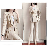 Goddess 2 Piece Set Womens Suits Blazer With Pants