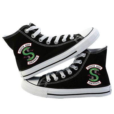 Men's high-top canvas shoes