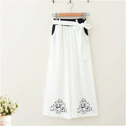 Casual Pants Nine-Point Pants Girl Loose Wild Wide-Leg Pants Women