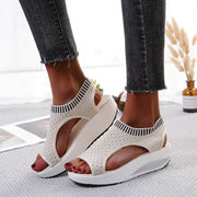 Flying Woven Sandals Women's Flat Bottomed Fashion Simple Sandals