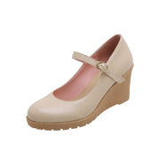 Buckle Wedge Women's Shoes Small Children's Shoes Commuter Shoes