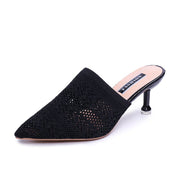 New Women's High-heeled Shoes Stiletto Muller Baotou Sandals Women