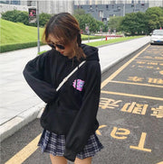 Harajuku style hooded top