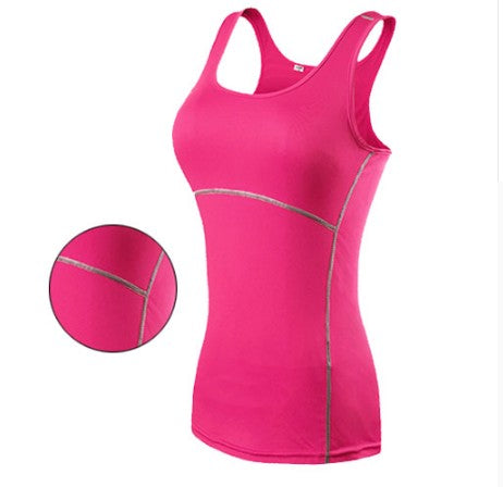 Women Yoga Sports Vest Fitness Tight Sleeveless Tank Top