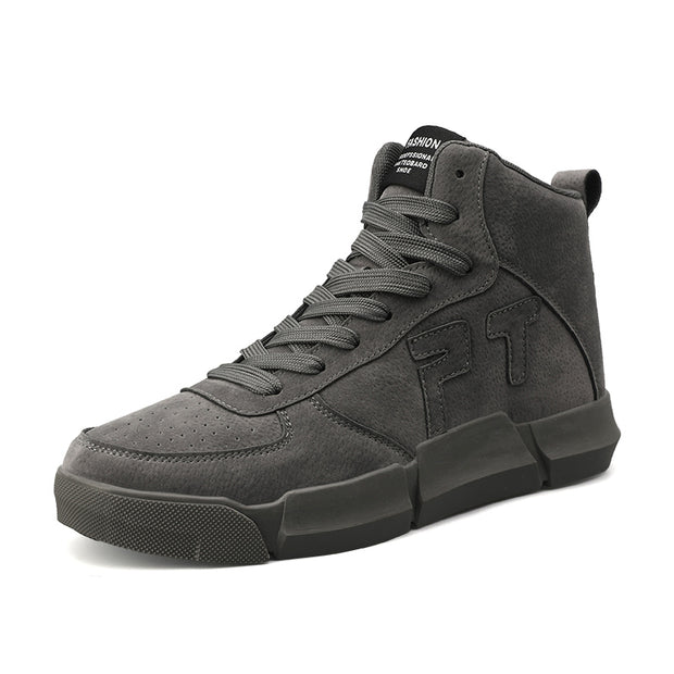 Men's high top casual shoes