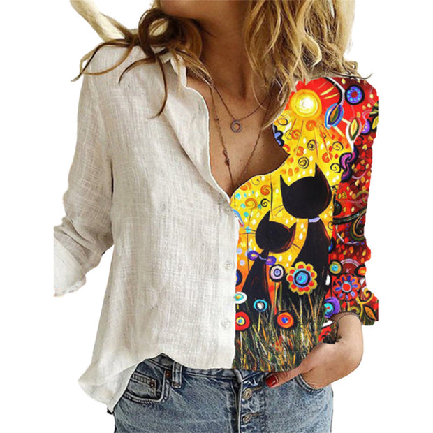 Women's printed shirt