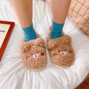 Home Indoor Household Couple Plush Slippers