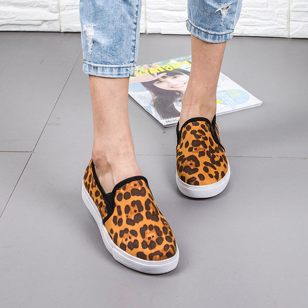 Women Leopard Canvas Shoes