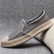 Mens Casual Leather Rubber Shoes