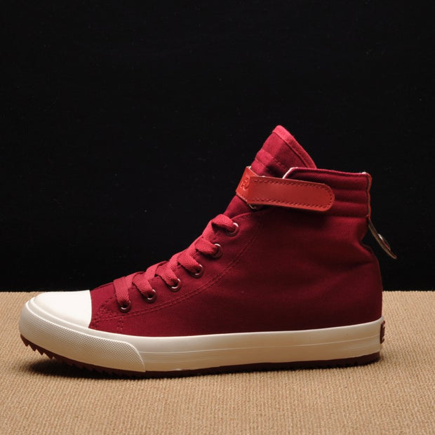 Men's high-top canvas shoes