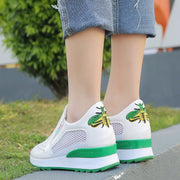 Women's hollow white shoes