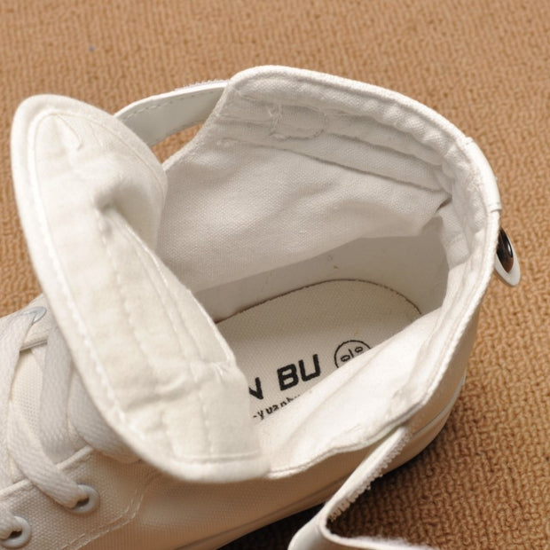 Men's high-top canvas shoes