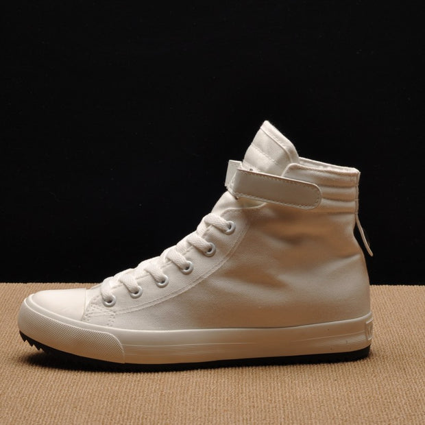 Men's high-top canvas shoes