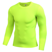 Men's Solid Quick-Drying Fitness Tight T-Shirt