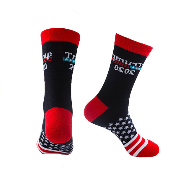 Flag socks men's cotton socks