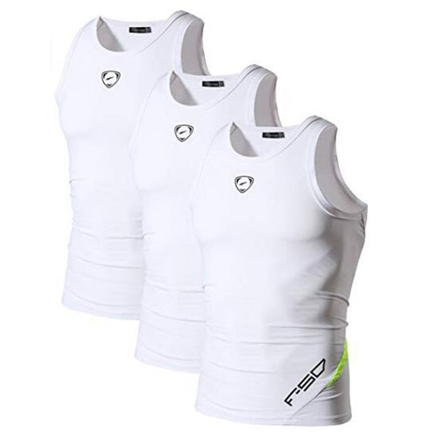 Men's Quick Dry Slim Fit Sleeveless Sport Tank Tops Shirts