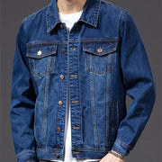 Mens Fashion Slim Fit Denim Jacket Top