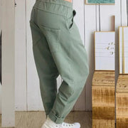 New Cotton Women's Drawstring Harem Pants