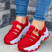 Women's Sports Shoes Buckle Thick-soled Flat Shoes Summer Sandals