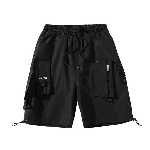 Mens Multi-pocket Functional Wind Workwear Casual Shorts