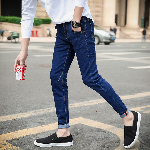 Men's cropped jeans