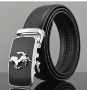 Men Automatic Buckle Leather Belts