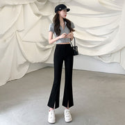 Women's High-waisted Slim Casual Pants