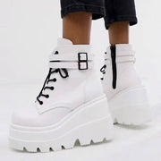 Ding Boots European And American Platform Platform Ankle Boots Fashion Women's Shoes