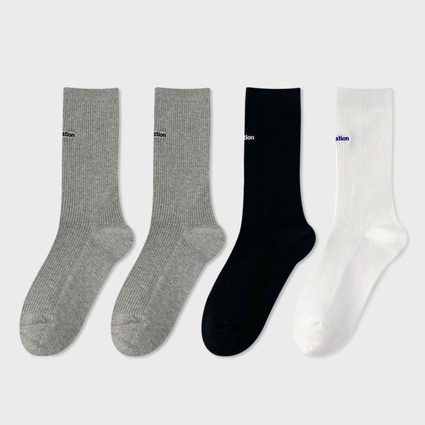 Women's Cotton Mid-tube Socks