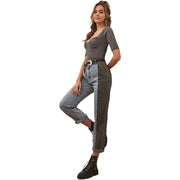 Women's high waist jeans