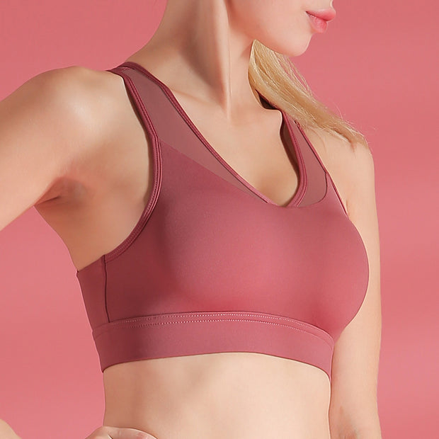 Breathable sports bra