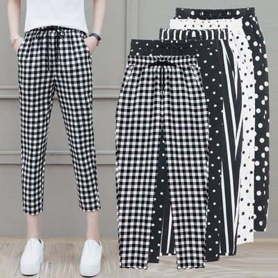 Women's Fashion Capris Chiffon Pants