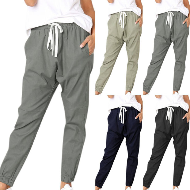 Women's cropped casual pants