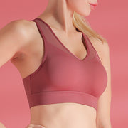 Breathable sports bra